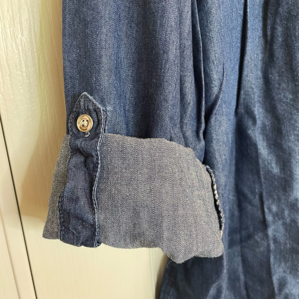 Erika denim button down top - Picture 4 of 5